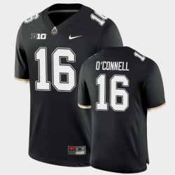 Men Purdue Boilermakers Aidan O'Connell College Football Game Black Jersey