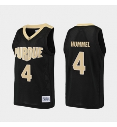 Men Purdue Boilermakers Robbie Hummel Alumni Black Basketball Jersey