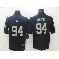 Nike Raiders 94 Carl Nassib Black Vapor Untouchable Limited Jersey