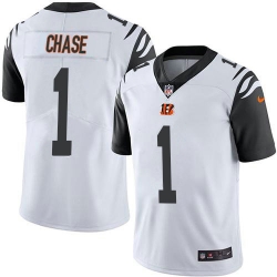 Men Nike Cincinnati Bengals 1 Ja Marr Chase Rush Limited Stitched Jersey