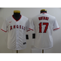 Youth Nike Los Angeles Angels 17 Shohei Ohtani White Home Stitched Baseball Jersey