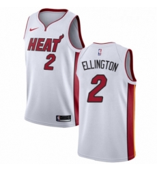 Mens Nike Miami Heat 2 Wayne Ellington Swingman NBA Jersey Association Edition
