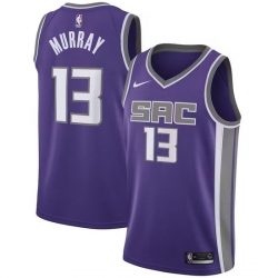 Men Sacramento Kings 13 Keegan Murray Purple Icon Edition Stitched Jersey