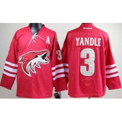 Phoenix Coyotes #3 Keith Yandle Red NHL Jersey