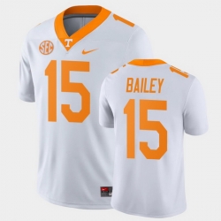 Men Tennessee Volunteers Harrison Bailey Game White College Football Jersey