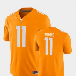 Men Tennessee Volunteers Joshua Dobbs 11 Orange Game College Football Jersey
