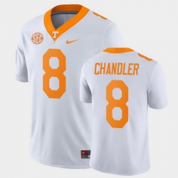 Men Tennessee Volunteers Ty Chandler Game White College Football Jersey