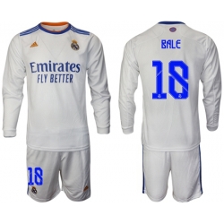 Men Real Madrid Long Sleeve Soccer Jerseys 564