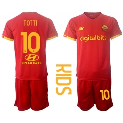 Kids Roma Soccer Jerseys 006