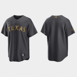 Men Texas Rangers 2022 Mlb All Star Game Charcoal  Jersey