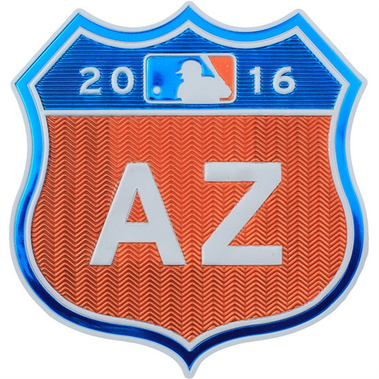 Men 2016 MLB Spring Training Arizona Cactus League Jersey Patch Biaog
